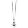 Alcazar Blanc Heart Necklace