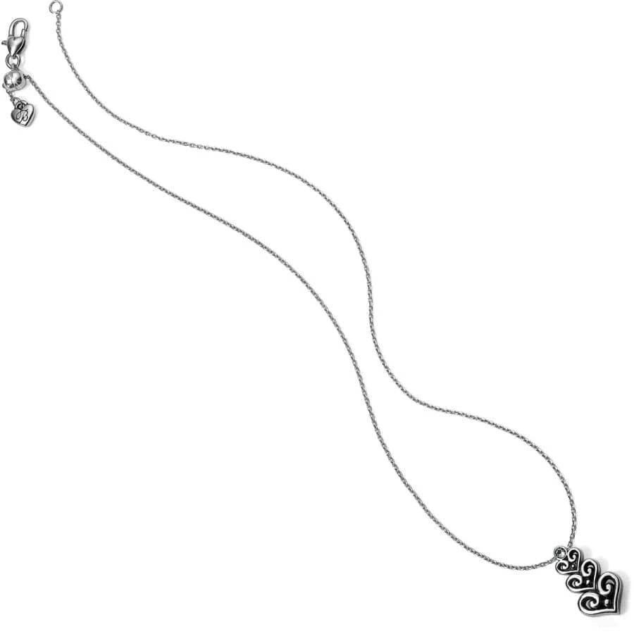 Alcazar Heart Trio Short Necklace - Image 3