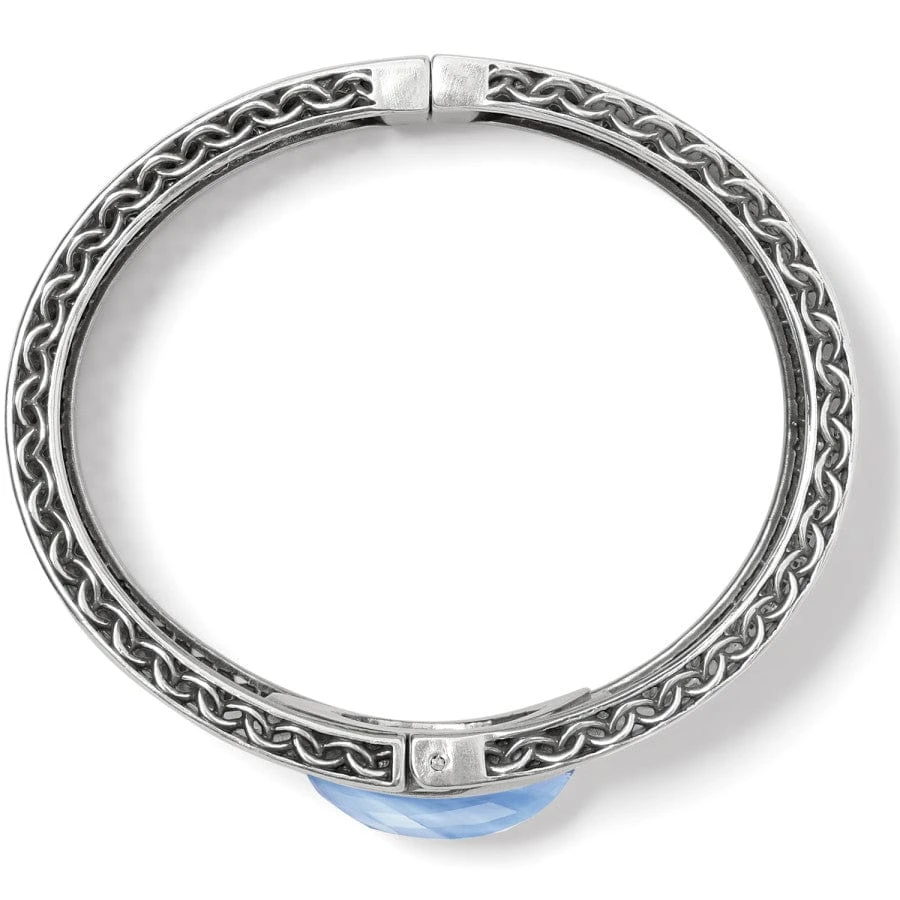 Blue Moon Hinged Bangle - Image 2
