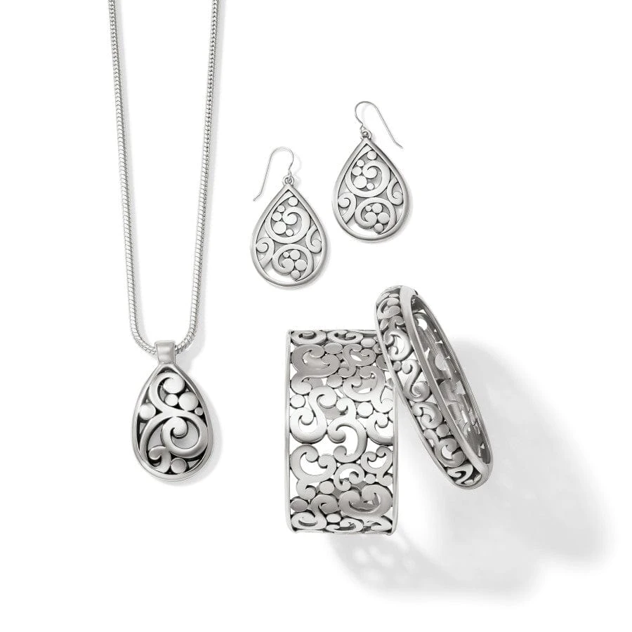 Contempo Teardrop French Wire Earrings - Image 2