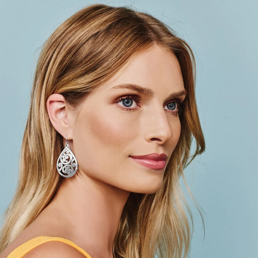 Contempo Teardrop French Wire Earrings - Image 3