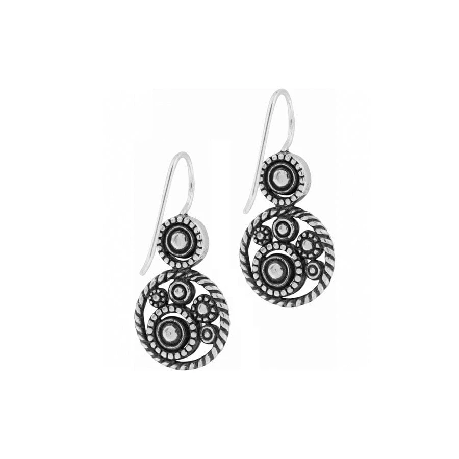Halo French Wire Earrings - Image 2
