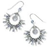 Halo Ice French Wire Earrings