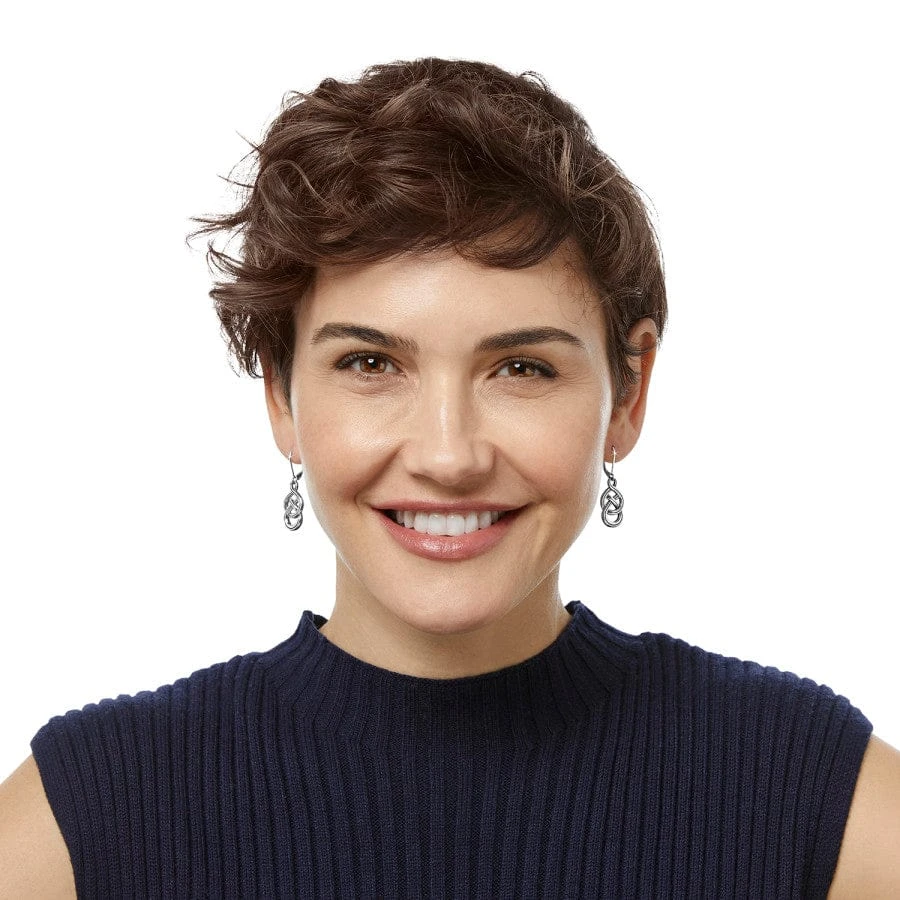 Interlok Braid Petite Leverback Earrings - Image 2