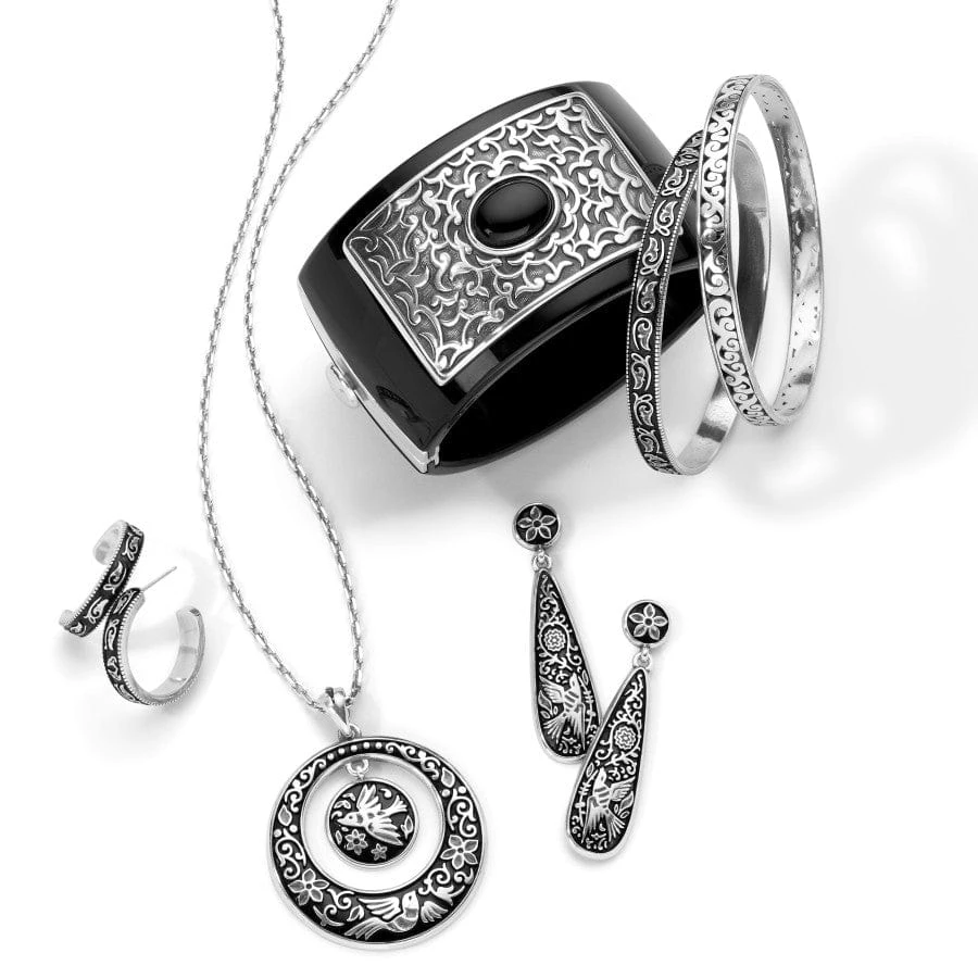 Moonlight Garden Hoop Earrings - Image 2