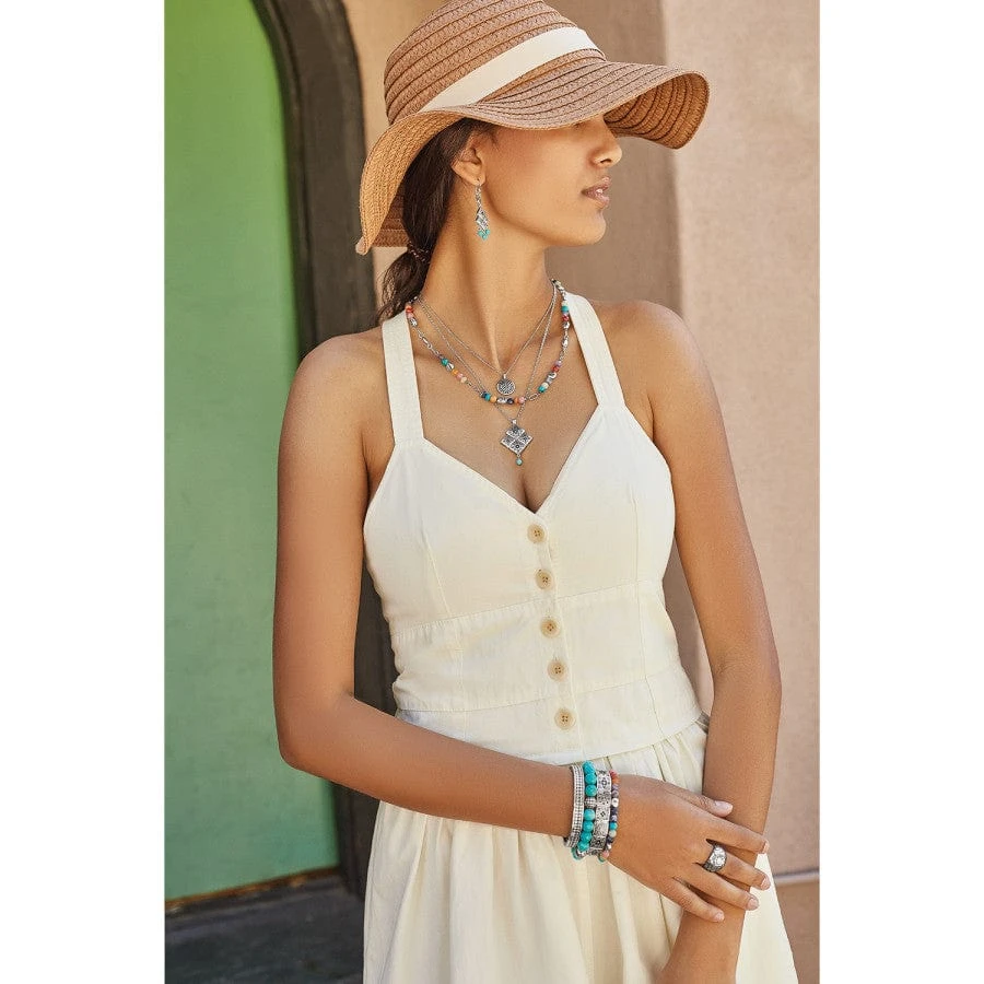 Mosaic Tile French Wire Earrings - Image 2