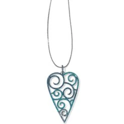 Sea Of Love Heart Convertible Reversible Necklace