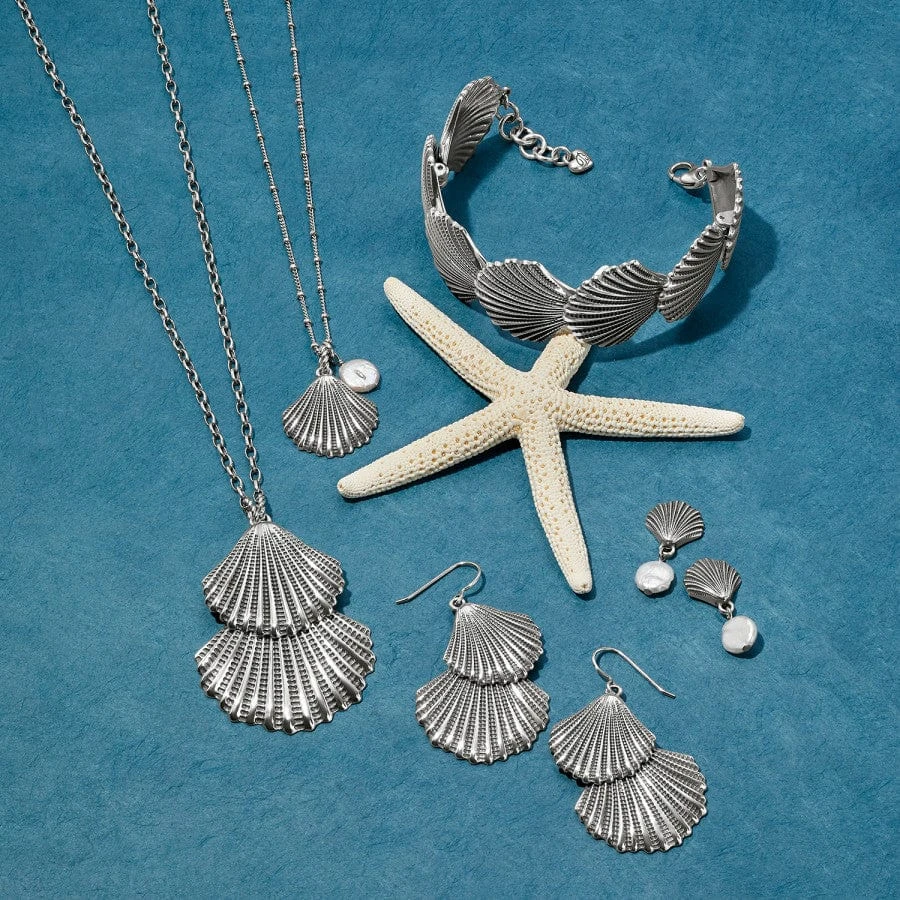 Silver Shells Two Tier Necklace - Image 4