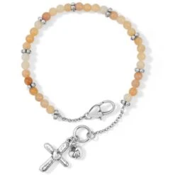 Sweet Reflections Cross Bracelet